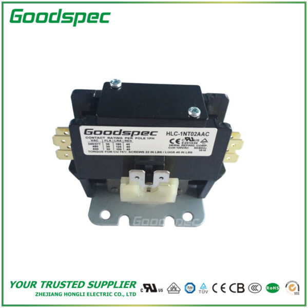 CT-1XQ04GG(1P/40A/24VAC) DEFINITE PURPOSE CONTACTOR