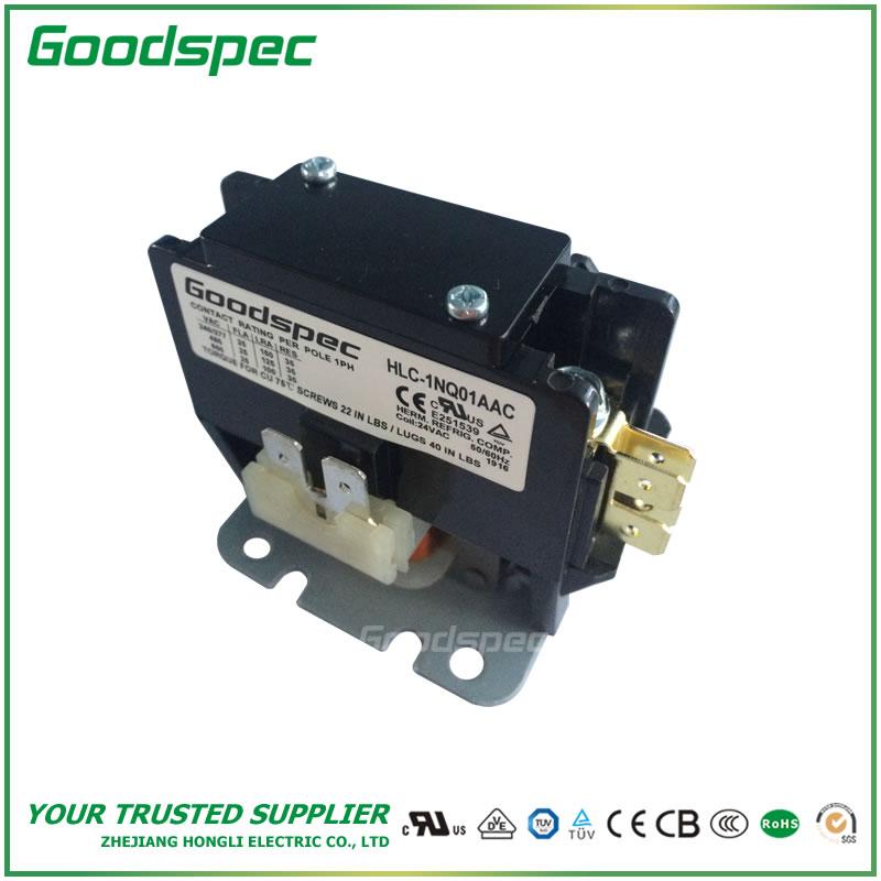 GC-1NQ01AAC(1P/25A/24VAC) Definite Purpose Contactor