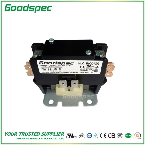 HLC-1NQ04GG(1P/40A/24VAC) DEFINITE PURPOSE CONTACTOR