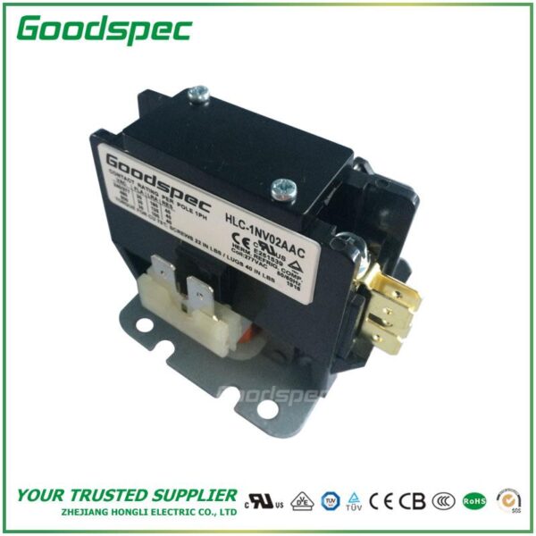 products-HLC-1NV02AAC.jpg HLC-1NV02AAC(1P/30A/277VAC) DEFINITE PURPOSE CONTACTOR