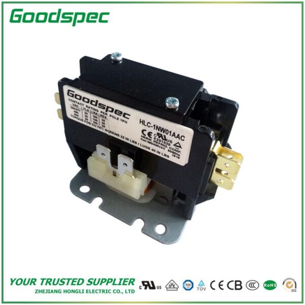 products-HLC-1NW01AAC.jpg HLC-1NW01AAC(1P/25A/380-400VAC) DEFINITE PURPOSE CONTACTOR
