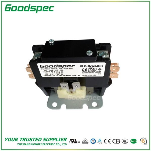products-HLC-1NW04GG-002.jpg HLC-1XV02AAC(1P/30A/277VAC) DEFINITE PURPOSE CONTACTOR