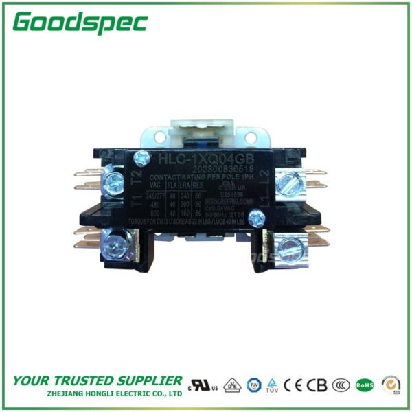 HLCY1XQ04GB(1P/40A/24VAC) Definite Purpose Contactor