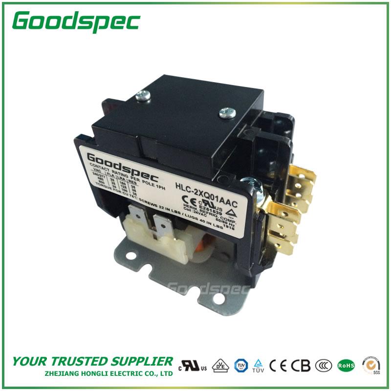 GC-2XQ01AAC(2P/25A/24VAC)Definite Purpose Contactor