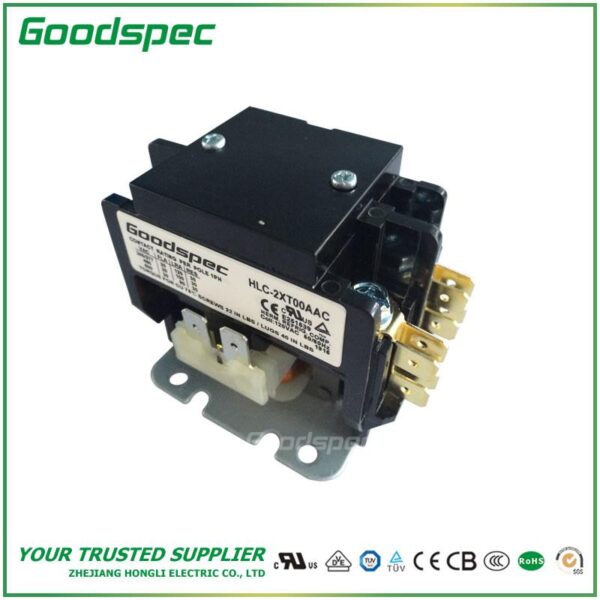 GC-2XT00AAC(2P/20A/120VAC) Definite Purpose Contactor