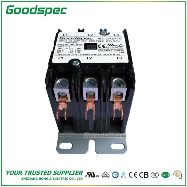 HLC-3XQ04CG(3P/40A/24VAC) DP Contactor