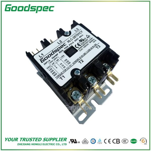 products-HLC-3XT01CY.jpg HLC-3XT01CY(3P/25A/120VAC)DEFINITE PURPOSE CONTACTOR