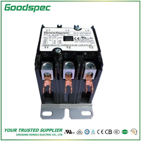 HLC-3XT04CG(3P/40A/120VAC) DP Contactor