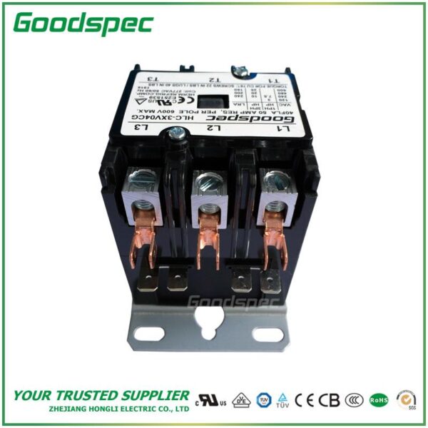products-HLC-3XV04CG-002.jpg HLC-1XV00AAC(1P/20A/277VAC) DEFINITE PURPOSE CONTACTOR