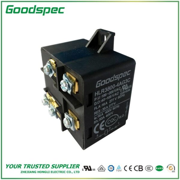 HLR3800-4AG3C POTENTIAL TYPE MOTOR STARTING RELAY