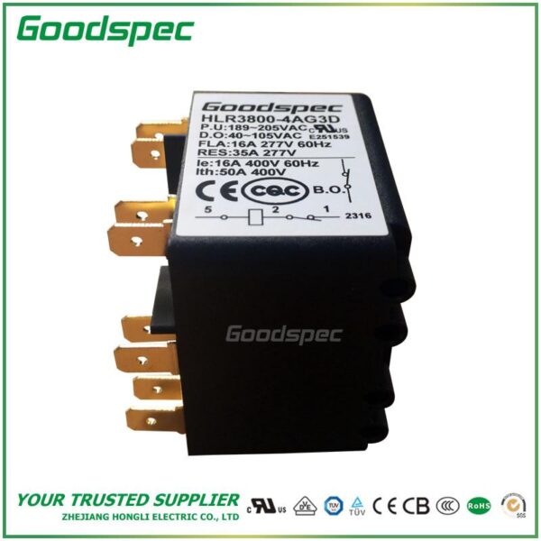 HLR3800-4AG3D POTENTIAL TYPE MOTOR STARTING RELAY