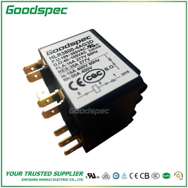 HLR3800-4AG3D POTENTIAL TYPE MOTOR STARTING RELAY