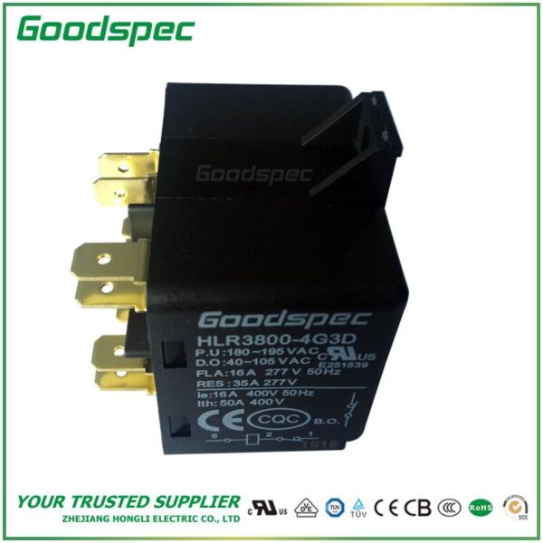 HLR3800Y4G3D POTENTIAL TYPE MOTOR STARTING RELAY