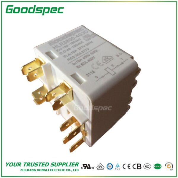 HLR3800-4G3D POTENTIAL TYPE MOTOR STARTING RELAY