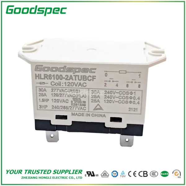 HLR6100-2ATUBCF-VAC120 High Power Relay